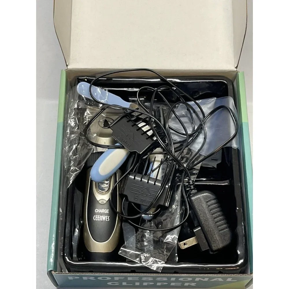 Ceenwes Professional Rechargeable Pet Hair & Nail Clipper Set In Box